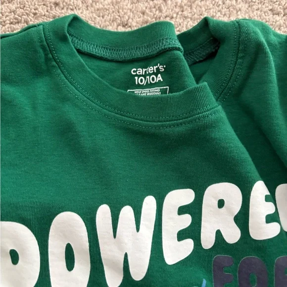 Carters size 10 kids Christmas Festive Kids Pajamas with Colorful Lights - Picture 2 of 3